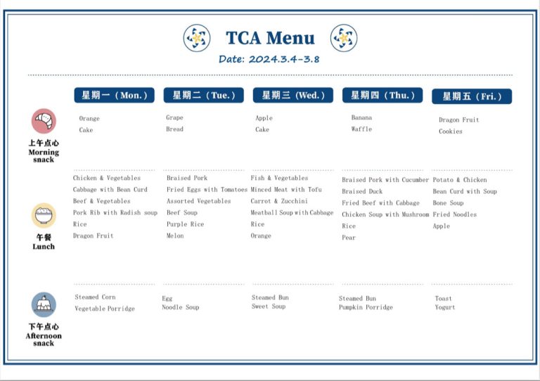 TCA Menu – 2024.3.4 – 3.8